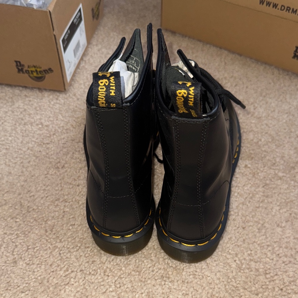 Dr. Martens 1460 W smooth black - Picture 2 of 3